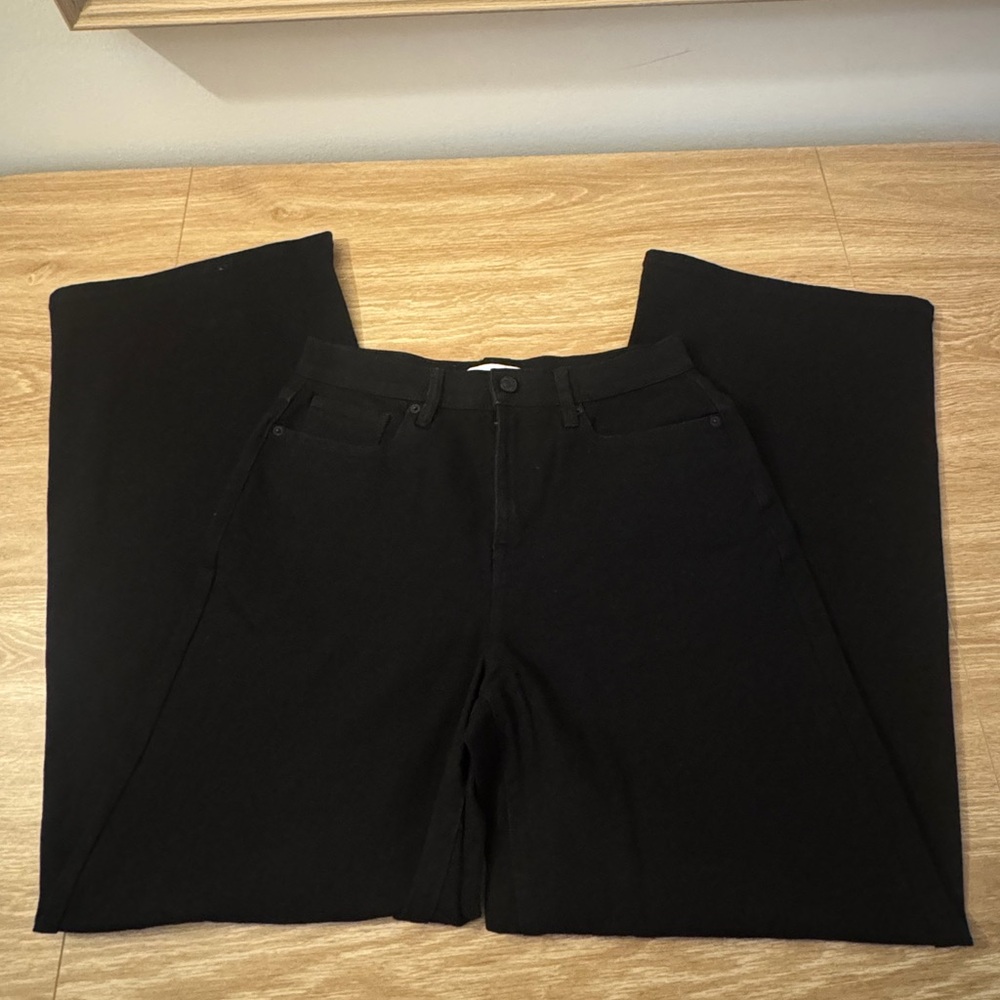 DKNY Black High-Rise Jeans
